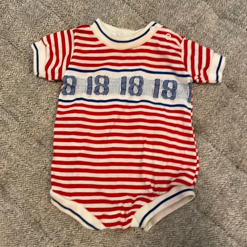Vintage Healthtex one piece size 6 mths/made in the USA